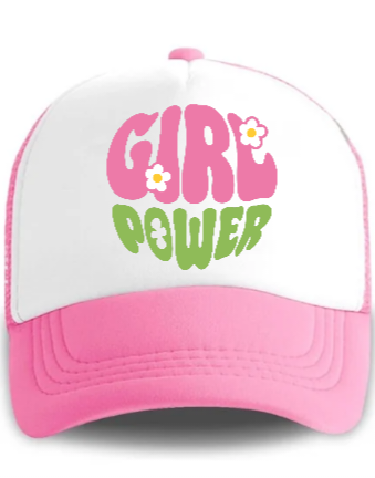 GIRL POWER TRUCKER HAT